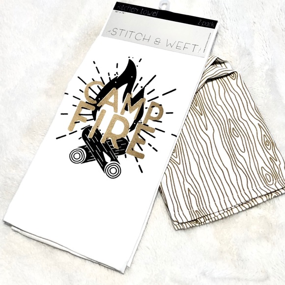 Stitch and Weft Other - 🆕Kitchen Towel Set- CAMP FIRE